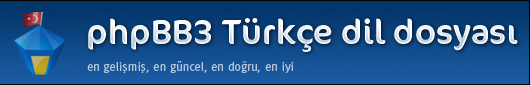 phpbb3 türkçe dil dosyası